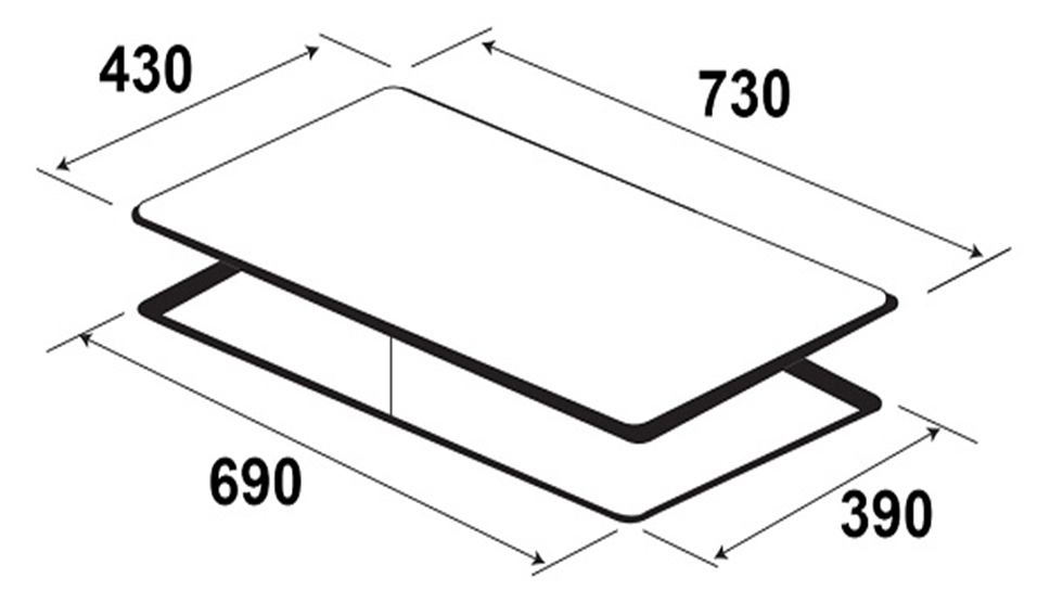 Bếp điện từ KAFF KF-FL105IC - Bếp điện từ đôi - Ảnh 3