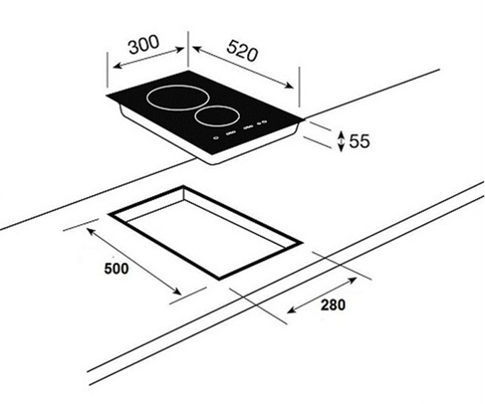 Bếp điện Domino KAFF KF-330DC - Ảnh 5